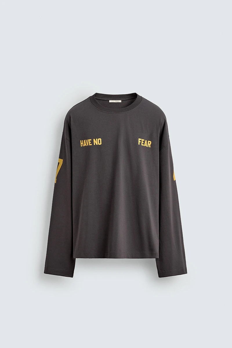 NUMBER PRINT T-SHIRT