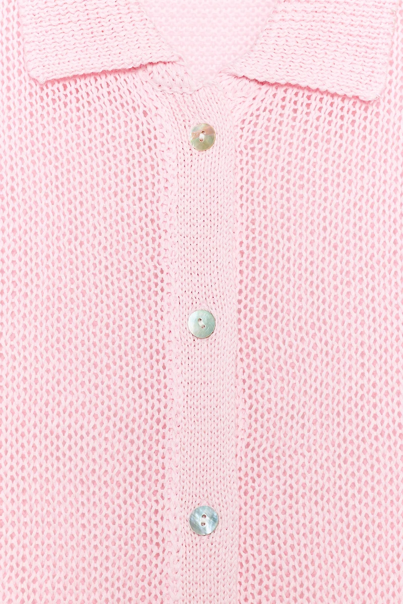 100% COTTON CARDIGAN