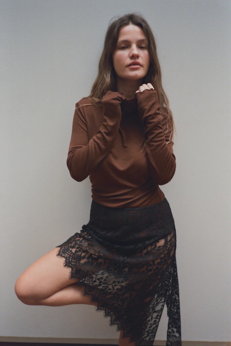 PLAIN T-SHIRT WITH LYOCELL