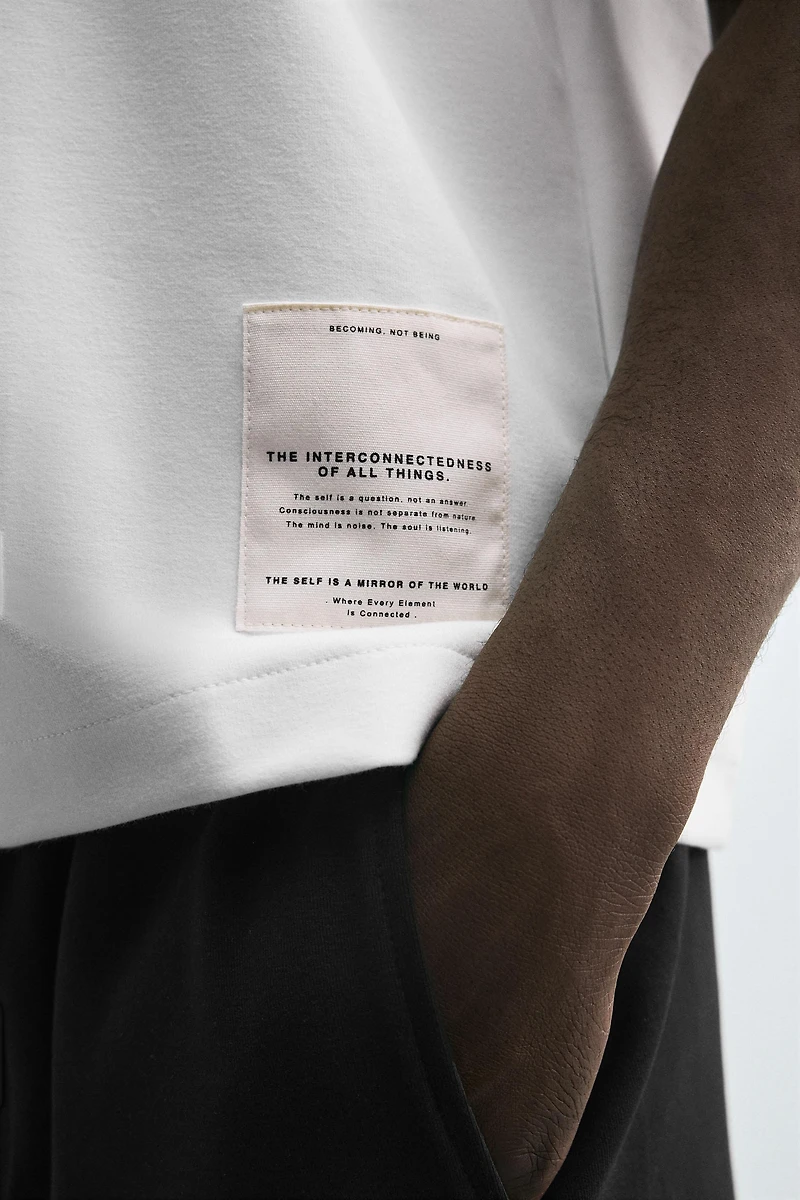 SWEAT INTERLOCK ÉTIQUETTE