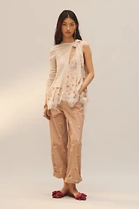 LIMITED EDITION PRINTED LACE TOP