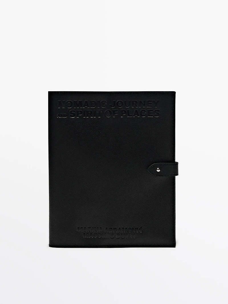 Nappa leather diary cover - Marina Abramovic
