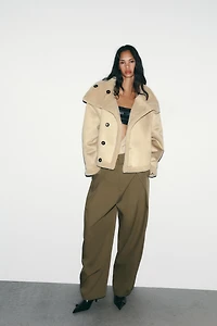 PANTALON BALLOON À PLIS