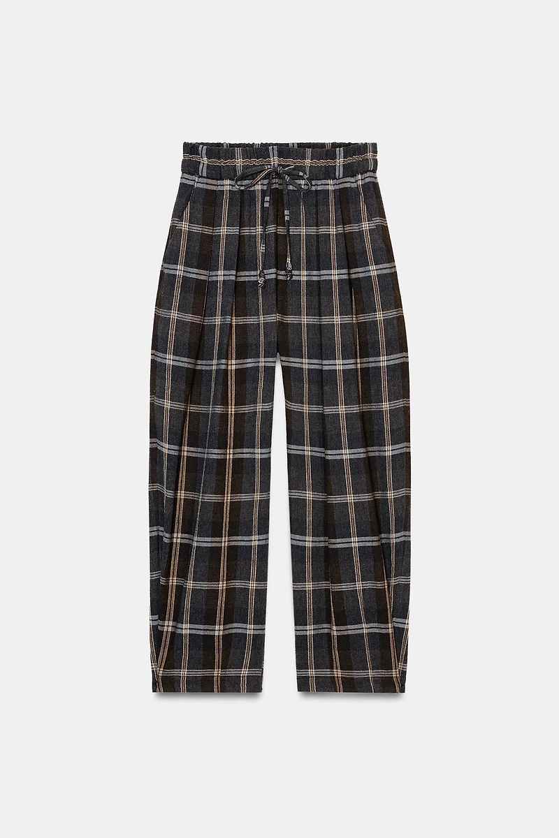 ZW COLLECTION PLAID PANTS