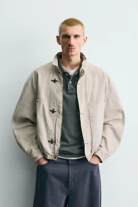 CROPPED FIT FIREMAN CLASP JACKET