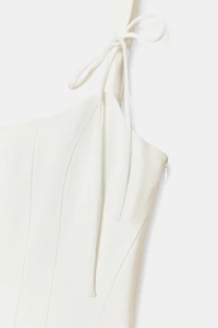 CORSET-STYLE VOLUMINOUS DRESS