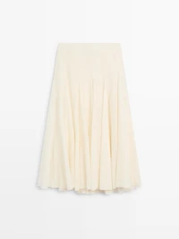 Jupe midi fluide ample - STUDIO