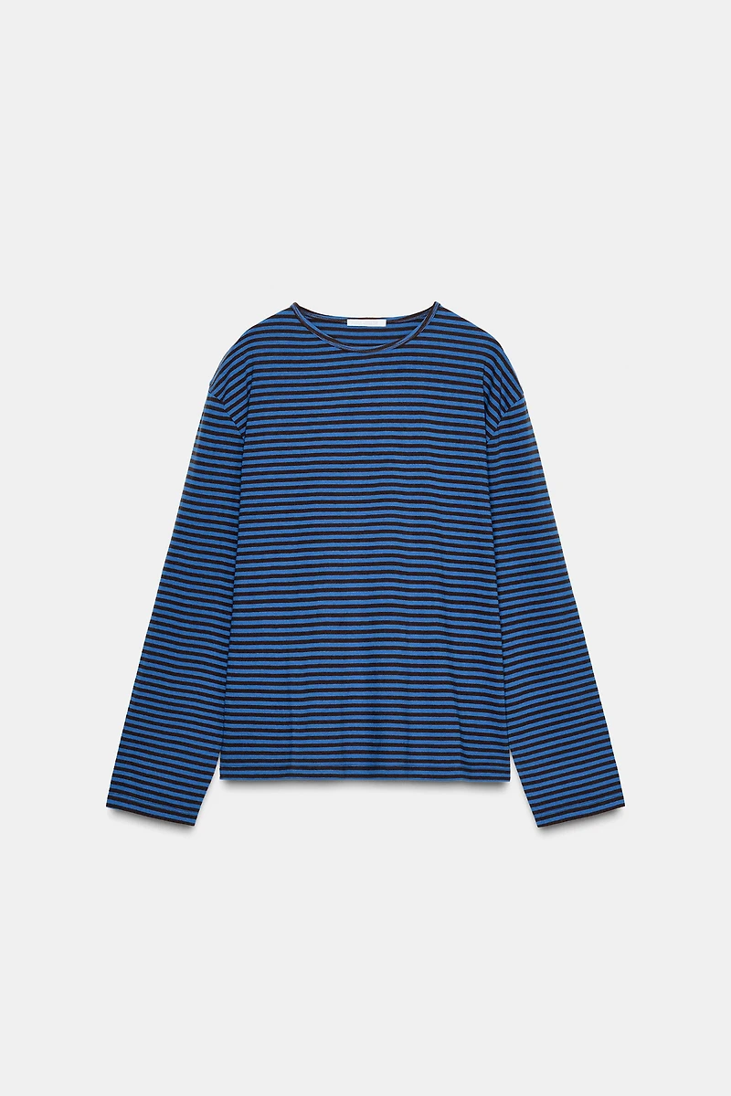 STRIPED LONG SLEEVE T-SHIRT