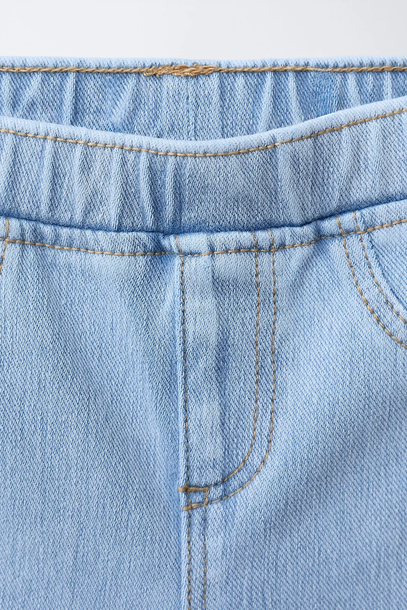 FLARE DENIM LEGGINGS