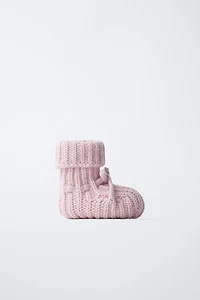 CASHMERE BOOTIES
