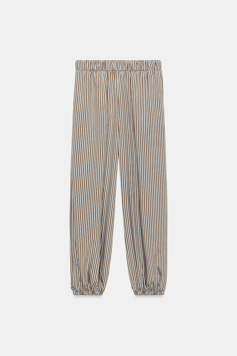 PANTALON BOUFFANT À RAYURES ZW COLLECTION
