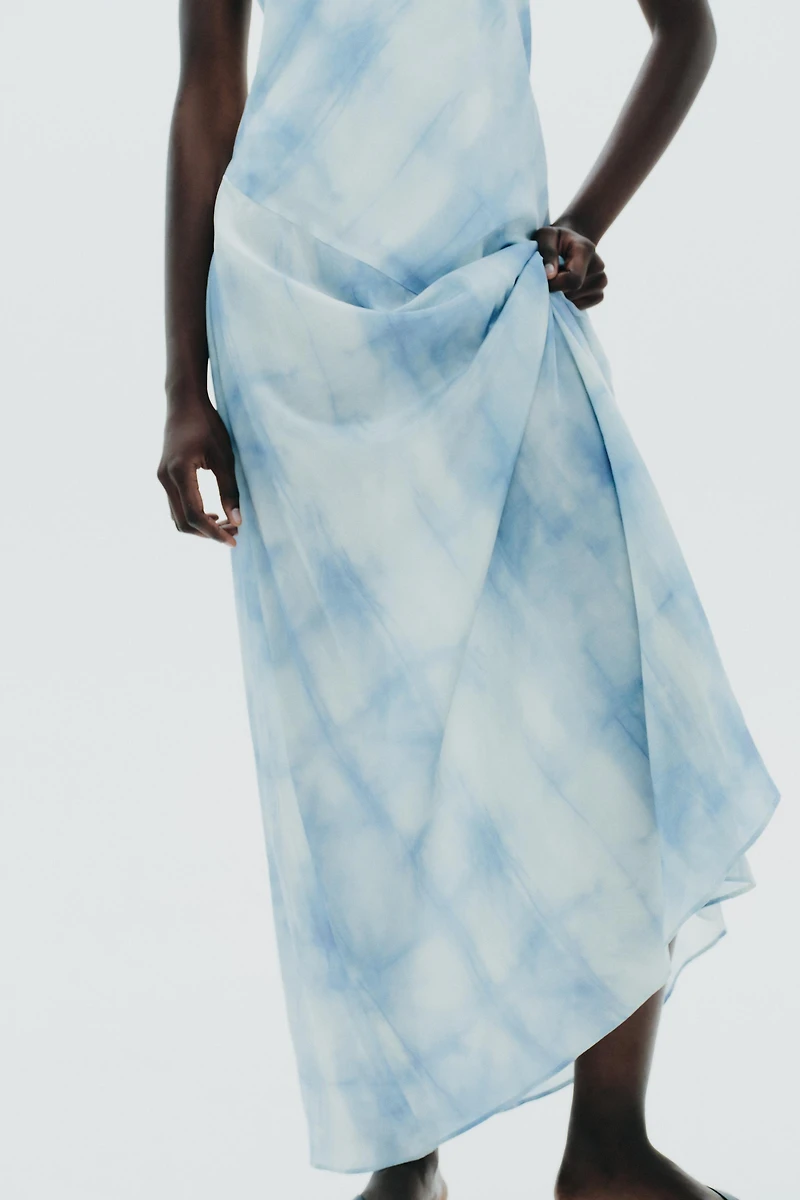 HALTER TIE DYE DRESS