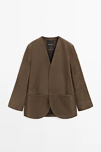 Blazer en daim