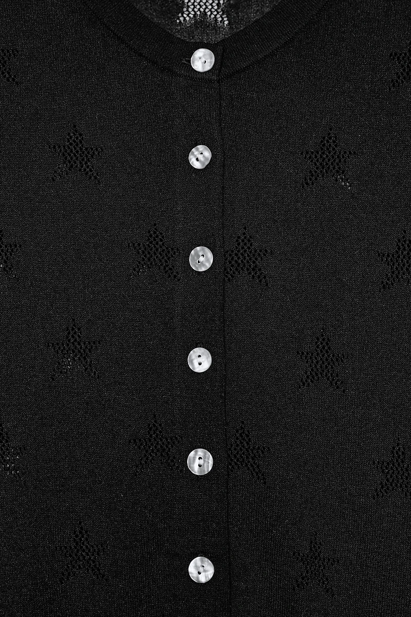 STAR SHORT SLEEVE CARDIGAN