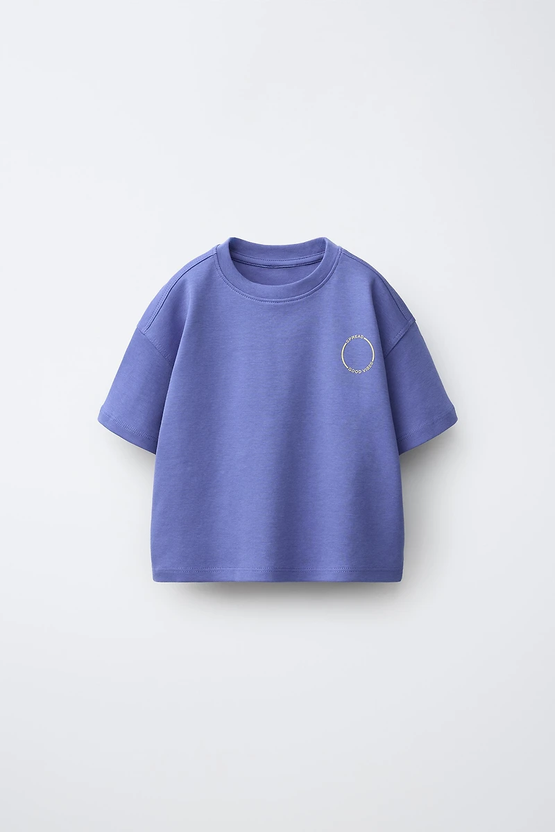 INTERLOCK TEXT T-SHIRT