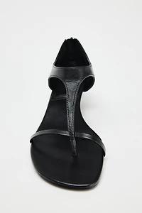 LEATHER KITTEN HEELED SANDALS 50TH ANNIVERSARY
