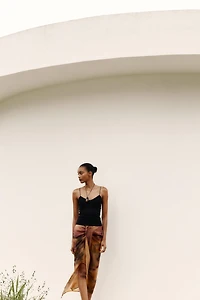 PARÉO IMPRIMÉ À NŒUD