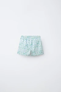 2-6 YEARS/ LEAF PRINT SWIM SHORTS