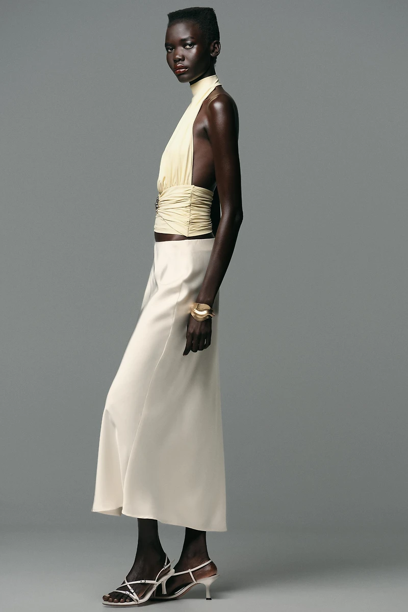 TOP EN POLYAMIDE PLIS SOLEIL