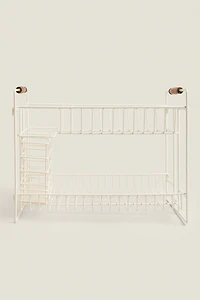 LACQUERED METAL DISH RACK