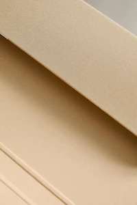 LINEN FOLDER WITH CLOSURE