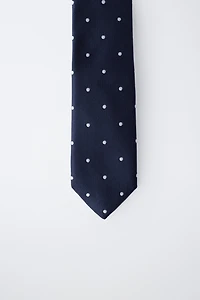 POLKA DOT PRINT TIE
