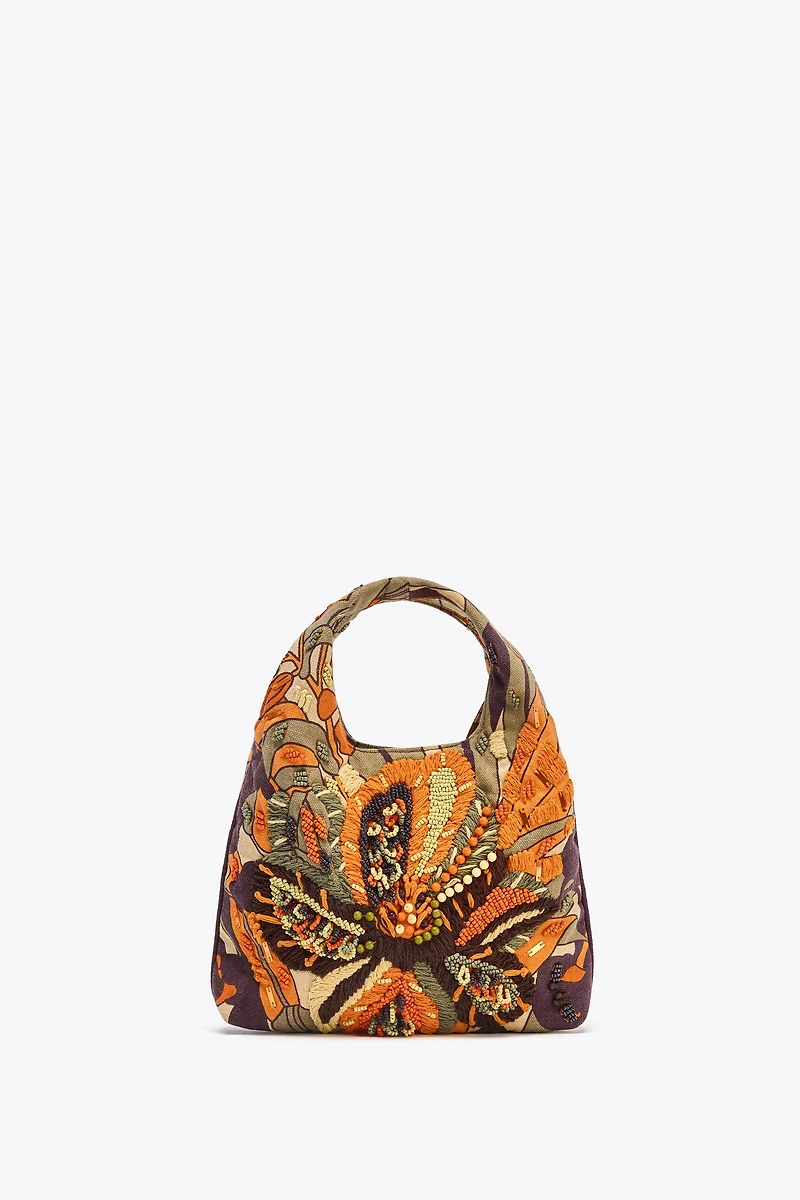 MULTICOLOR BEADED BAG
