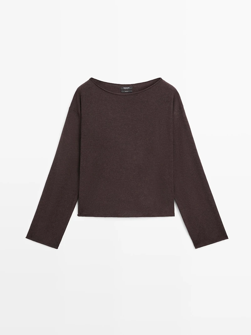 100% wool knit sweater