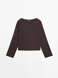 100% wool knit sweater