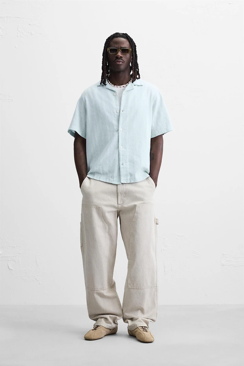 JACQUARD STRIPED SHIRT