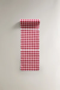 ROLL OF GINGHAM COTTON NAPKINS (SET OF 20)