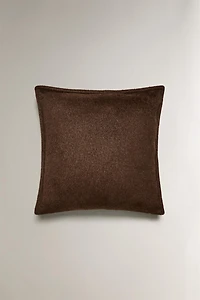 FAUX FUR THROW PILLOW COVER