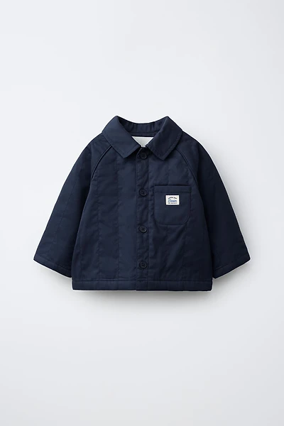 QUILTED LABEL JACKET