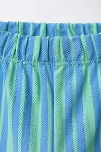 STRIPED PANTS WITH BOWS