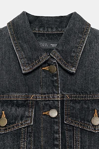 ZW COLLECTION FITTED DENIM JACKET