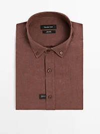 100% linen regular fit shirt