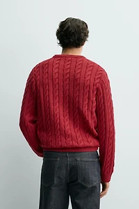 CABLE KNIT JUMPER
