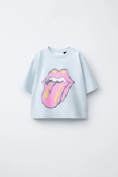 T-SHIRT IMPRIMÉ ROLLING STONES