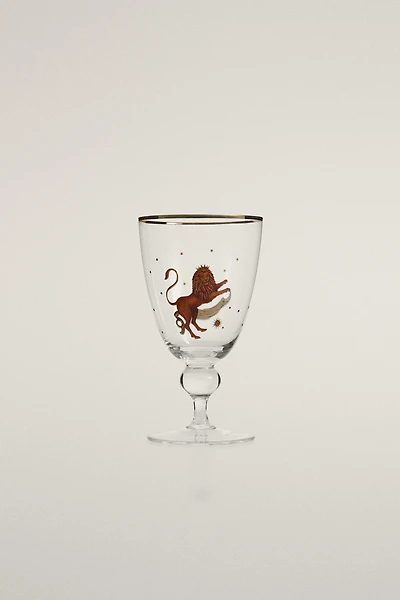 LEO ZODIAC GLASS | MARISA BERENSON