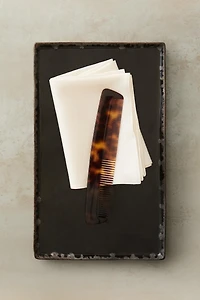 BLACK CERAMIC TRAY