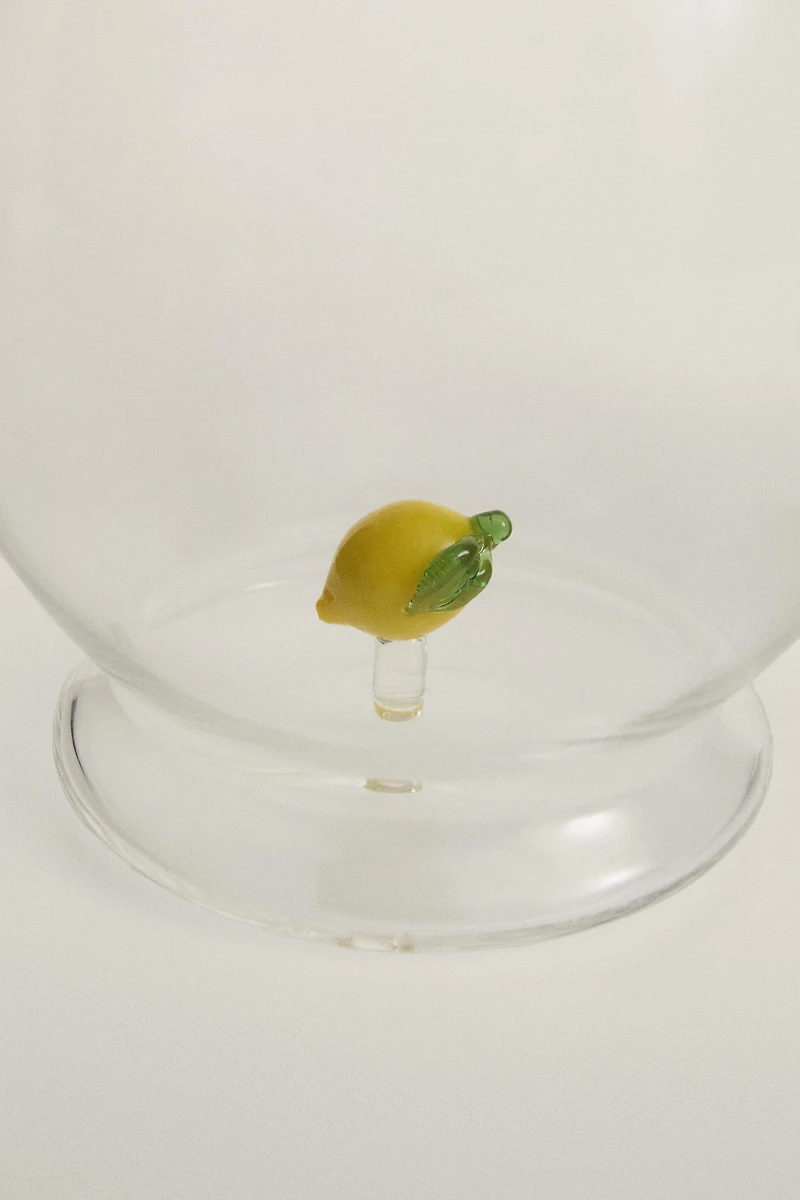 LEMON BOROSILICATE PITCHER