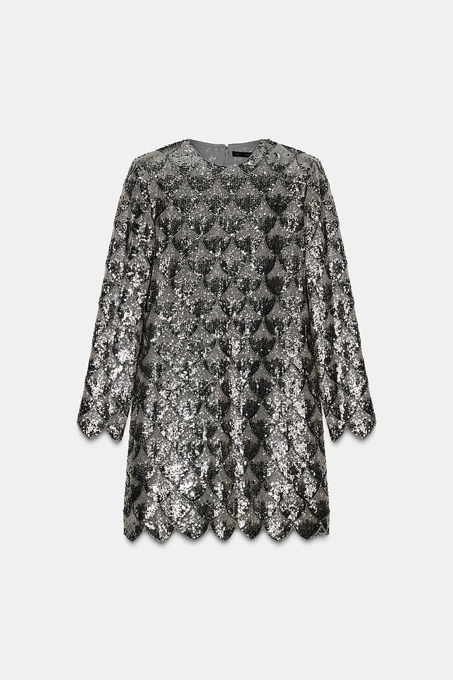 sequin mini dress zw collection Zara ZW COLLECTION SEQUIN MINI DRESS at Mall of America in Bloomington, MN