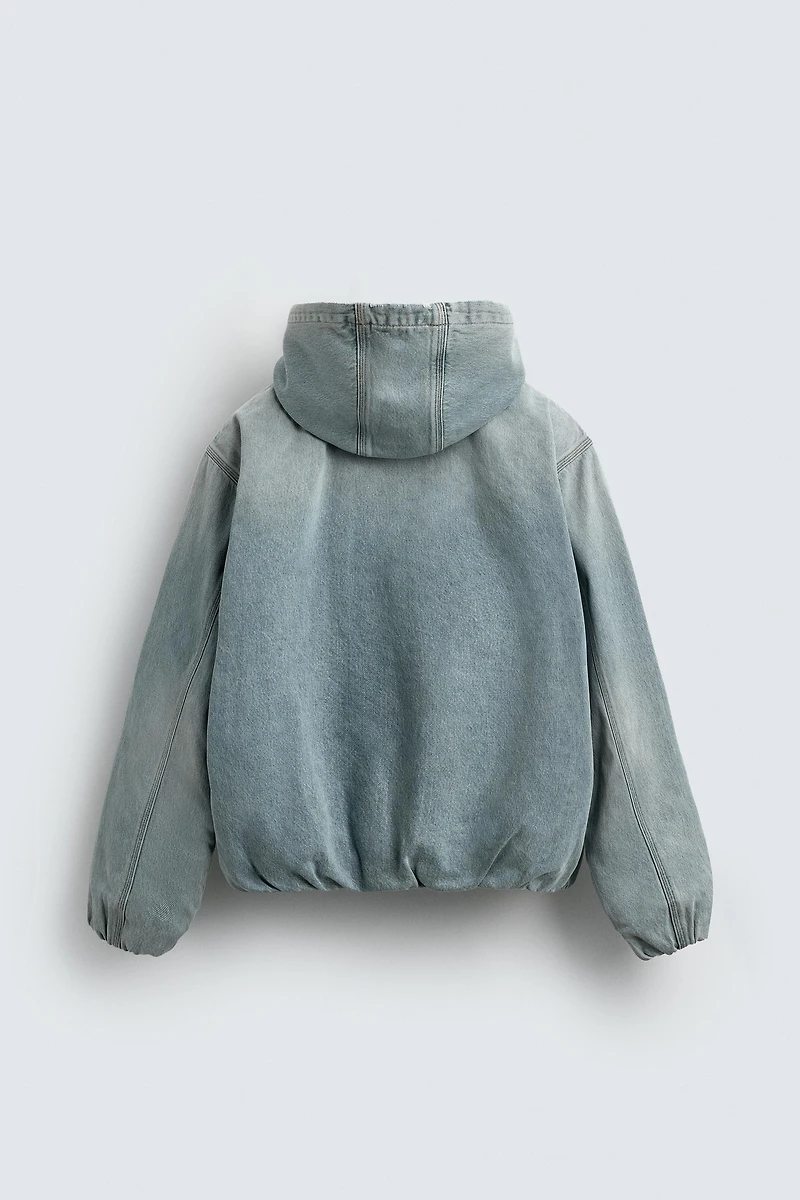 DENIM HOODIE JACKET