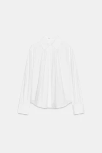 CHEMISE POPELINE PLIS COLLECTION ZW