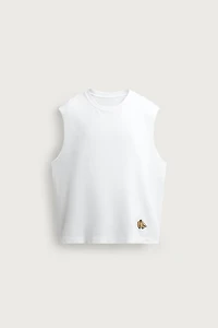 BANANA EMBROIDERED TANK TOP