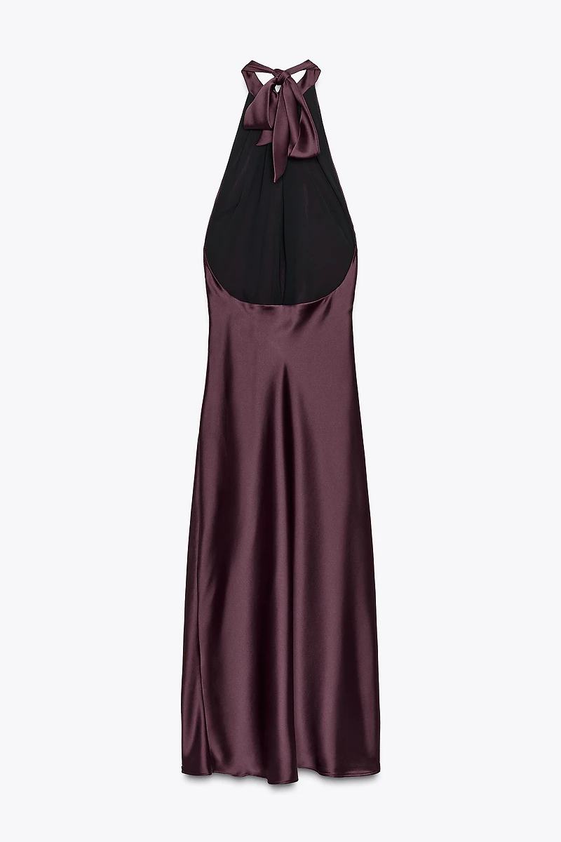 ROBE MIDI HALTER