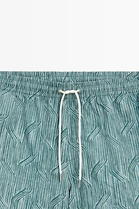 Printed swimming trunks