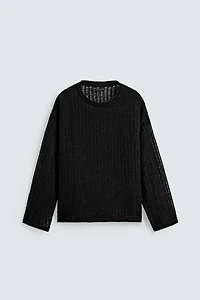 OPEN WEAVE JUMPER