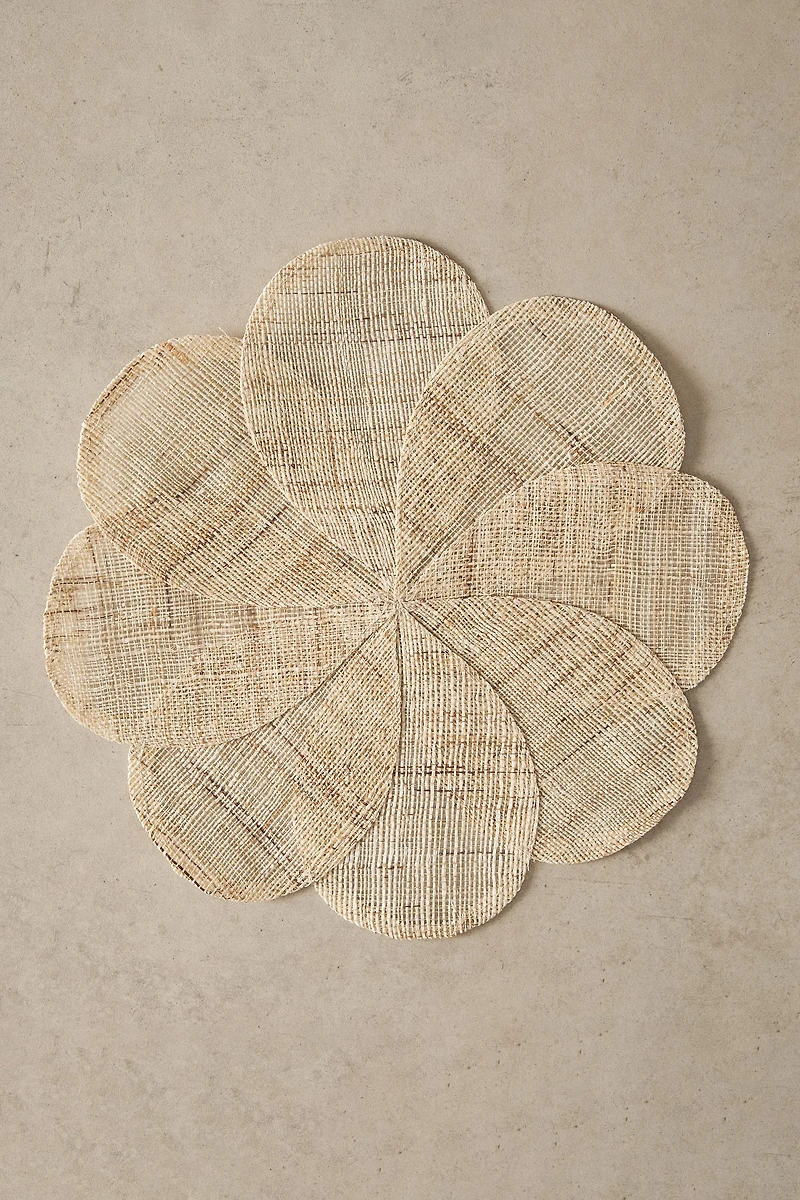 SET DE TABLE FLEUR RAMIE