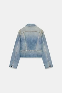 VESTE EN JEAN TRF ZIPPÉE